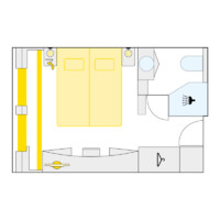 2-Bett Außenkabine mit Fenster 14.5 S m² 2-Bett Außenkabine mit Fenster 14.5 S m²