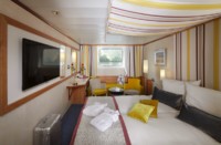2-Bett-Außenkabine mit Fenster und Zusatzbett 15.5 A3 m²